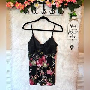 Sakura Satin Feel Floral Camisole
